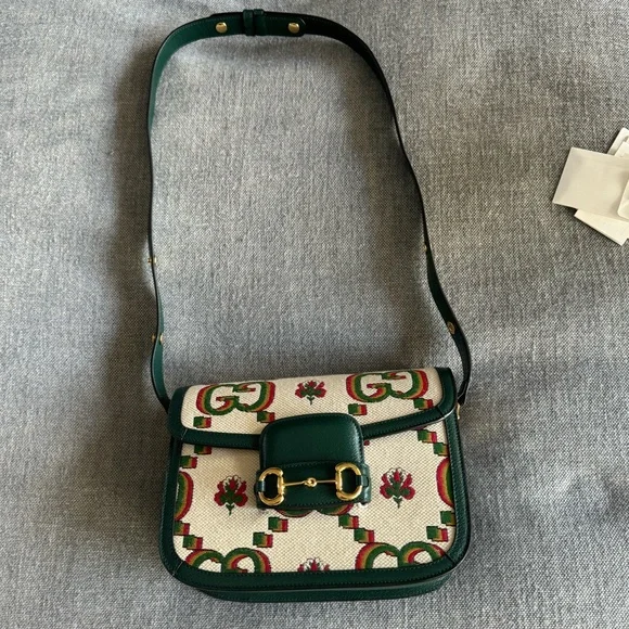 Gucci 100 collection Horsebit 1955 Shoulder bag - Picture 2 of 13